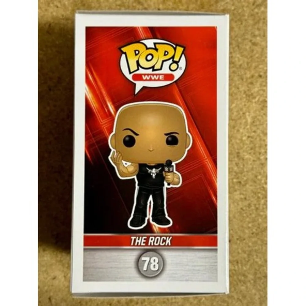 Funko Pop! WWE: The Rock‎ #78 Brahma Bull Shirt Microphone Vinyl Figure New